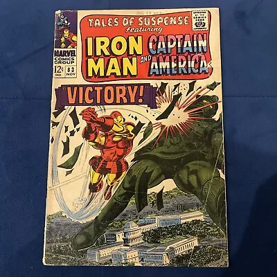Buy Tales Of Suspense 83 1966 Iron Man Captain America Cent • 49.99£