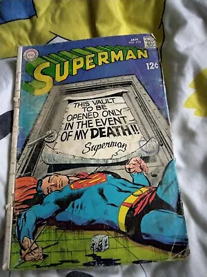 Buy Dc Comic Book Superman Issue Number No. 213 Published 1969. See Photos. • 8£