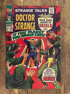 Buy Strange Tales #160 - STUNNING HIGH GRADE - Marvel Comics 1967 • 17.19£