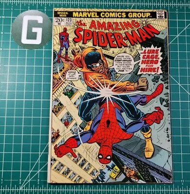 Buy Amazing Spider-Man #123 (1973) Gwen Stacy Funeral Classic John Romita Marvel VF- • 102.93£