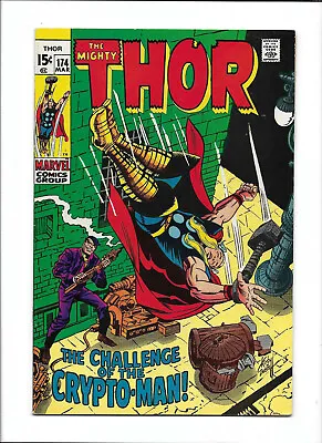 Buy Thor #174 [1970 Vf/nm]  The Challenge Of The Crypto-man!  • 87.07£