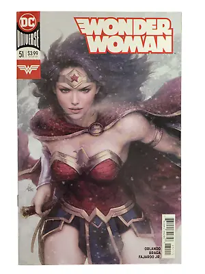 Buy Wonder Woman #51 - Stanley Artgerm Lau Regular Cover Dc Comics 2018 Nm-/nm Raw • 11.99£