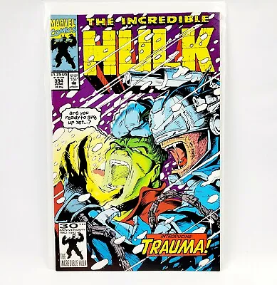 Buy The Incredible Hulk Vol 2 #394 June 1992 Marvel Comics Cold Storage Boarded • 2.40£