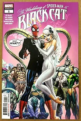 Buy BLACK CAT ANNUAL #1  The Wedding Of Black Cat And Spider-Man!  NM • 18.13£
