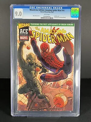 Buy Wizard Ace Edition: Amazing Spider-Man #14 Marvel Comics 2002 CGC 9.0 • 39.23£