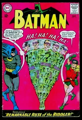 Buy DC Comics BATMAN #171 1st Silver Age Riddler VG+ 4.5 • 360.23£
