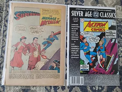 Buy Megakey 1st Supergirl Action Comics 252 1959 Coverless Silver Age Superman • 375.54£