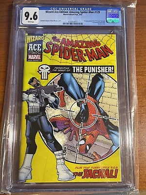 Buy Amazing Spider-Man #129 (Wizard Ace Edition) CGC 9.6 1st Punisher - Marvel Comic • 71.15£