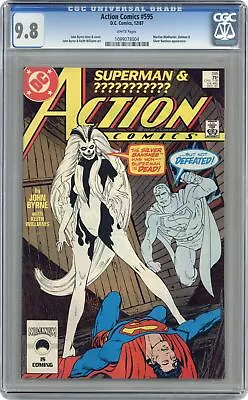 Buy Action Comics #595 CGC 9.8 1987 1099078004 • 111.93£