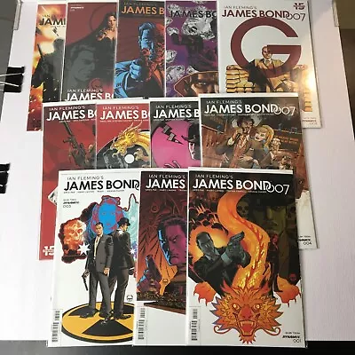 Buy Dynamite Comics Ian Flemmings James Bond 007 2018 Complete Series Set 1-12 • 39.99£