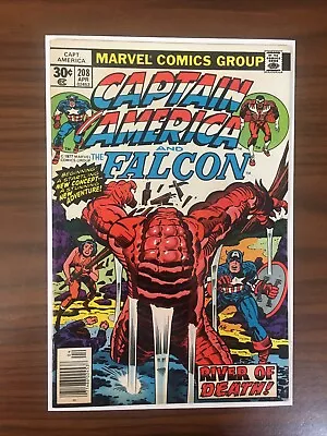 Buy CAPTAIN AMERICA #208. 1977 Avengers Falcon 1st Appear. Arnim Zola. FN. (M) • 4.98£