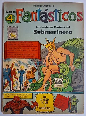 Buy Fantastic Four Annual #1, 4 Fantasticos Anuario #1 La Prensa 1964 Extremely Rare • 753.83£