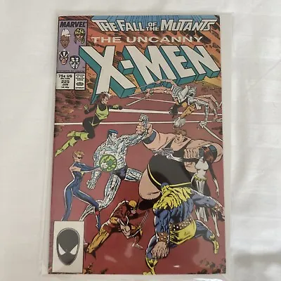 Buy Uncanny X-Men 1987 #225 - Very Fine - Fall Of The Mutants Marvel Comics • 5£