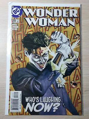 Buy Wonder Woman #205 Joker Cover DC Comics 2004 • 8.69£