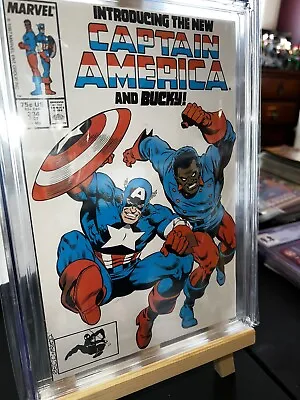Buy Captain America #334 (1987) CGC 9.0  WP   Gruenwald - Zeck   Taskmaster  • 23.99£