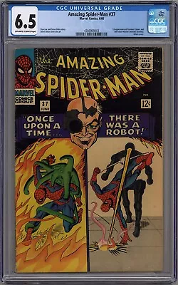 Buy Amazing Spider-man #37 Cgc 6.5 Off-white To White Pages 1966 • 143.91£