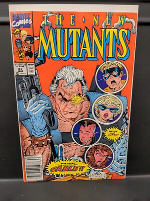 Buy New Mutants #87 Hot Newsstand Key VF- 1st Cable X-Force Deadpool X-men Marvel • 173.47£