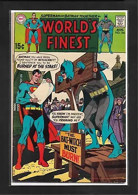 Buy Worlds Finest Comics #186 (1969): Curt Swan! Neal Adams! Silver Age DC! FN/VF! • 19.15£