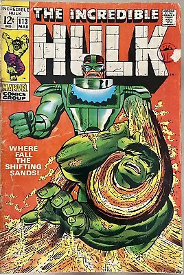 Buy The Incredible Hulk. #113. (1969).  Sandman • 10£