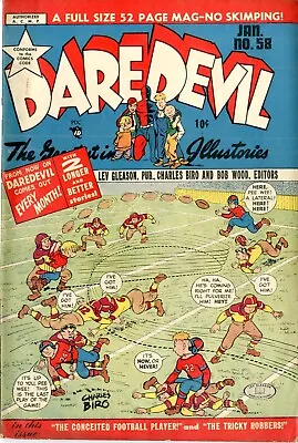 Buy Daredevil  # 58   VERY GOOD FINE   January 1950   Biro Cover, Stories & Art • 48.98£