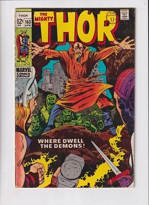 Buy Thor (1962) # 163 (4.5-VG+) (2004116) 1st Mutates 1969 • 20.25£