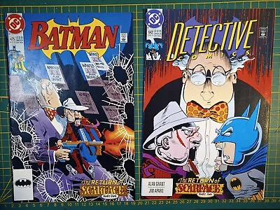 Buy BATMAN 475 & DETECTIVE COMICS 642~DC, 1992~Scarface ~1st App. Of Renee Montoya  • 7.10£