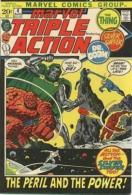 Buy Marvel Comics Marvel Triple Action Vol 1 #4 1972 4.0 VG • 13.55£