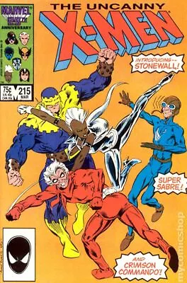 Buy Uncanny X-Men #215 FN 1987 Stock Image • 3.52£