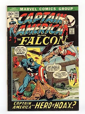 Buy Captain America #153 VG+ 4.5 1972 • 12.65£