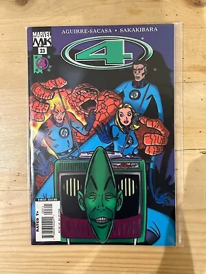 Buy Fantastic Four 4 #23 (NM)`05 Aguirre- Sacasa/ Sakakibara Marvel Comics Bagged • 3.95£