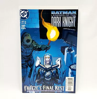 Buy Batman Legends Of The Dark Knight #190 DC Comics 2005 Freezes Final Rest Part 1 • 3.96£