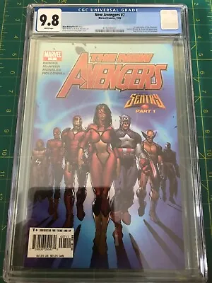 Buy New Avengers #7 CGC 9.8 NM+/MT White Pages 2005 Marvel Comics • 106.69£