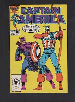 Buy Marvel Comics Captain America May 1986 VOL#1 NO#317 Comic Book Comicbooks • 6.32£