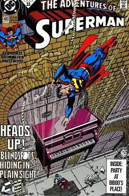 Buy Adventures Of Superman #483 VG 1991 Stock Image Low Grade • 2.40£