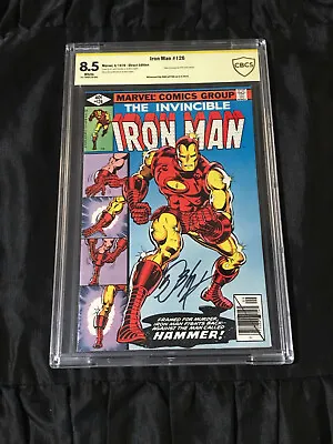 Buy Marvel 1979 Iron Man #126 CBCS (🚫 CGC) 8.5 VF+ WHITE Pages BOB LAYTON SIGNED! • 201.07£