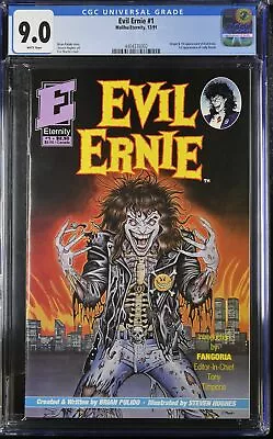 Buy Evil Ernie (1991) #1 CGC VF/NM 9.0 White Pages 1st Appearance Of Lady Death! • 424.51£