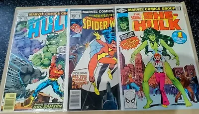 Buy Savage She Hulk #1,SPIDER-WOMAN # 1, Incredible Hulk - 3 Comics Bundle -Two Keys • 140£