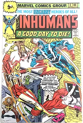 Buy Inhumans. # 4. 1st Series. April 1976.  Rich Buckler-cover. Fn- 5.5. • 6.99£