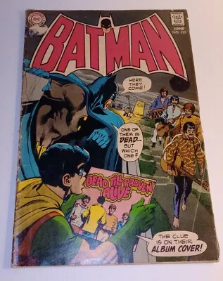 Buy Batman 222 Classic Beatles Cover Frank Robbins Key Comic Silver Age 1970 Adams • 45£