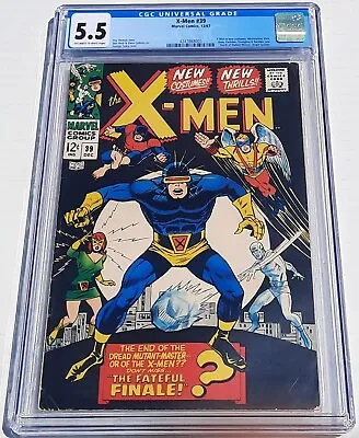 Buy X-MEN #39 CGC 5.5 1967 Marvel Comics OFF-WHITE TO WHITE PAGES • 130.84£