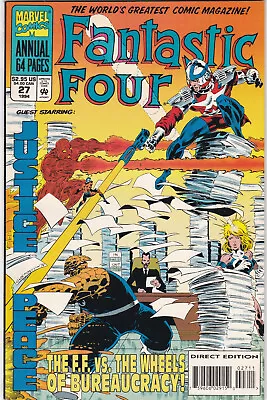 Buy Fantastic Four Annual #27 Nmint+ 1st Full Time Variance Authority Mobius Marvel  • 15.95£