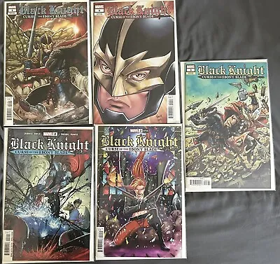 Buy Black Knight Curse Of The Ebony Blade #1-3 Variant Lot Marvel • 8.73£