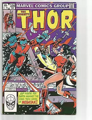 Buy The Mighty Thor #328 Gd+  Good+ White Pages  Marvel Comics 1983 • 1.58£