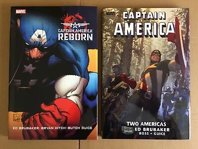 Buy Captain America-Two Americas+Reborn-Marvel Premiere HC X2-VGC • 14.99£