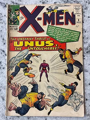 Buy (Uncanny) X-Men # 8 VG- Marvel Comic Book Angel Iceman Cyclops Beast 18 J864 • 157.69£