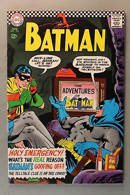 Buy Batman #183 *1966* ~Holy Emergency! What's The Real Reason Batman's Goofing Off? • 217.42£