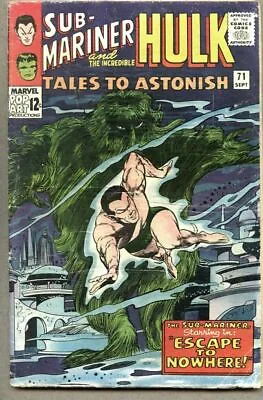 Buy Tales To Astonish #71-1965 Gd+ Hulk / Sub-Mariner • 13.45£