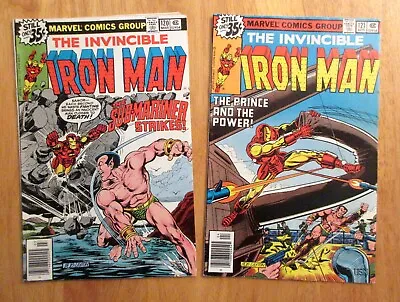 Buy Lot Of *2* Key IRON MAN! #120 (FN++), 121 (FN/VF) **Very Bright & Colorful!** • 21.55£