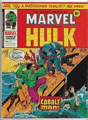 Buy The Mighty World Of Marvel #182 Hulk VG (1976) Marvel Comics UK • 2£