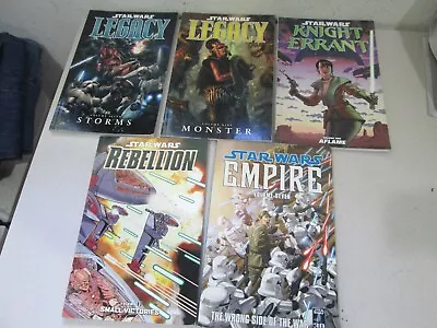 Buy Lot Of 5 Star Wars Characer Comic Books  Legacy Empire Rebellion • 27.67£